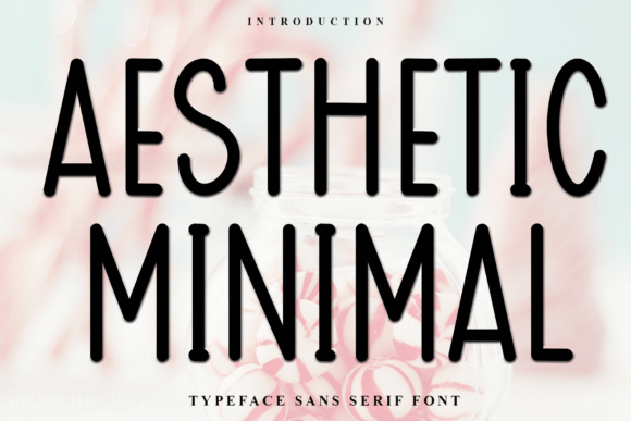 Aesthetic Minimal Font