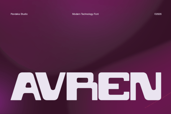 Avren Font: Sleek, Bold, and Futuristic