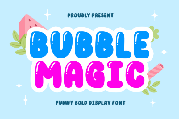 Bubble Magic Font for Creative Makers