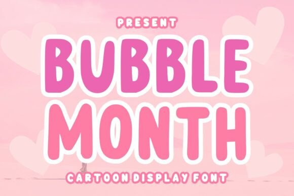 Bubble Month Font for Eye-Catching Campaigns