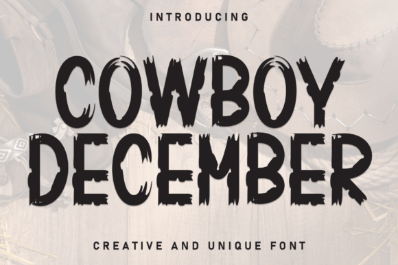 Cowboy December Font for Creative Projects