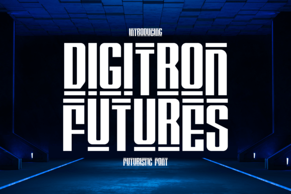 Digitron Futures Font
