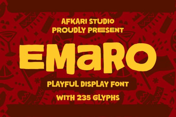 Emaro: Playful Display Font