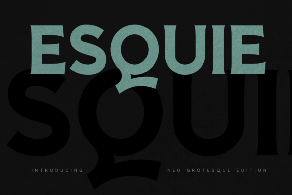 Esquie Neo Grotesque: A Bold Display Font