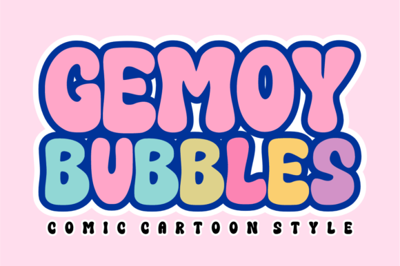 Gemoy Bubbles: The Ultimate Cute Bouncy Font