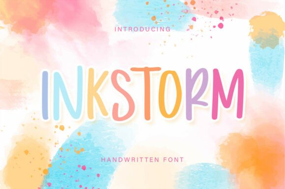 Inkstorm: A Handwritten Font for Creative Expression