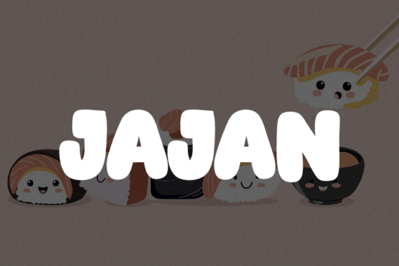 Jajan Font for Creative Campaigns