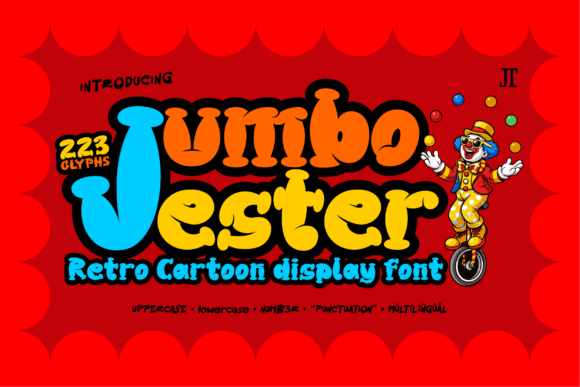 Jumbo Jester Font for Creative Makers