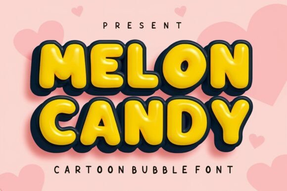 Melon Candy Font for Web Design
