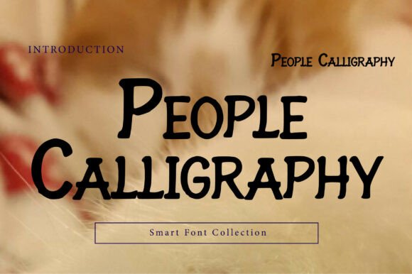 People Calligraphy Font