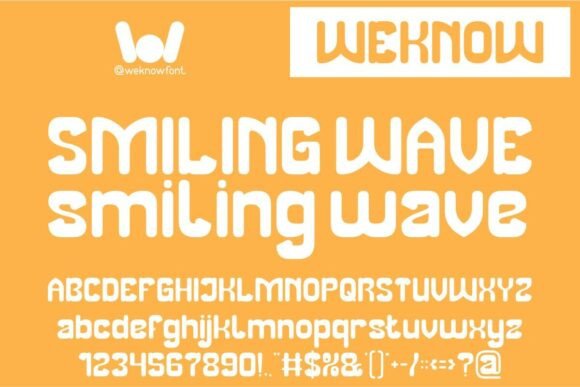 Smiling Wave Font for Business Branding