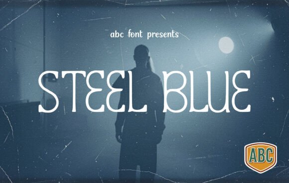 Steel Blue Font for Bold Campaigns