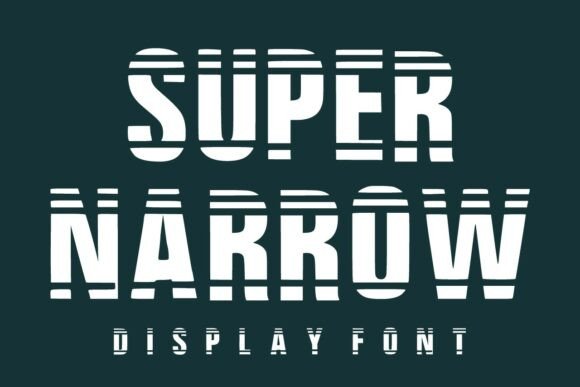 Super Narrow Font Review
