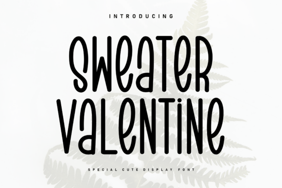 Sweater Valentine Font for Business Branding